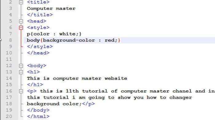 Contoh Html Keren Dengan Notepad