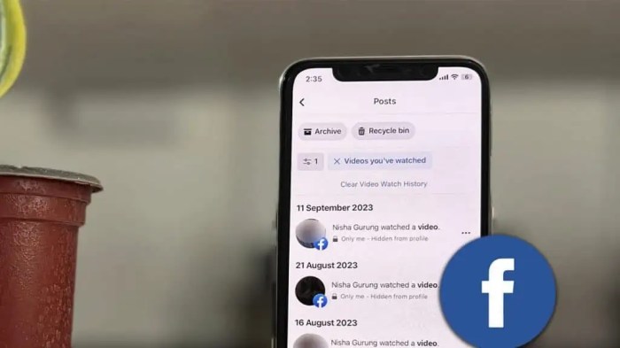 Cara Menghapus Video Di Facebook Yang Telah Ditonton